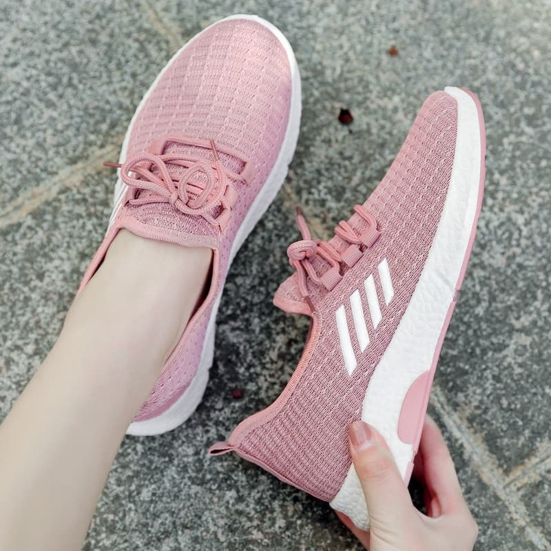 Sapatos esportivos femininos novo estilo tênis casuais tênis de corrida sola macia sapatos de Fitness feminino