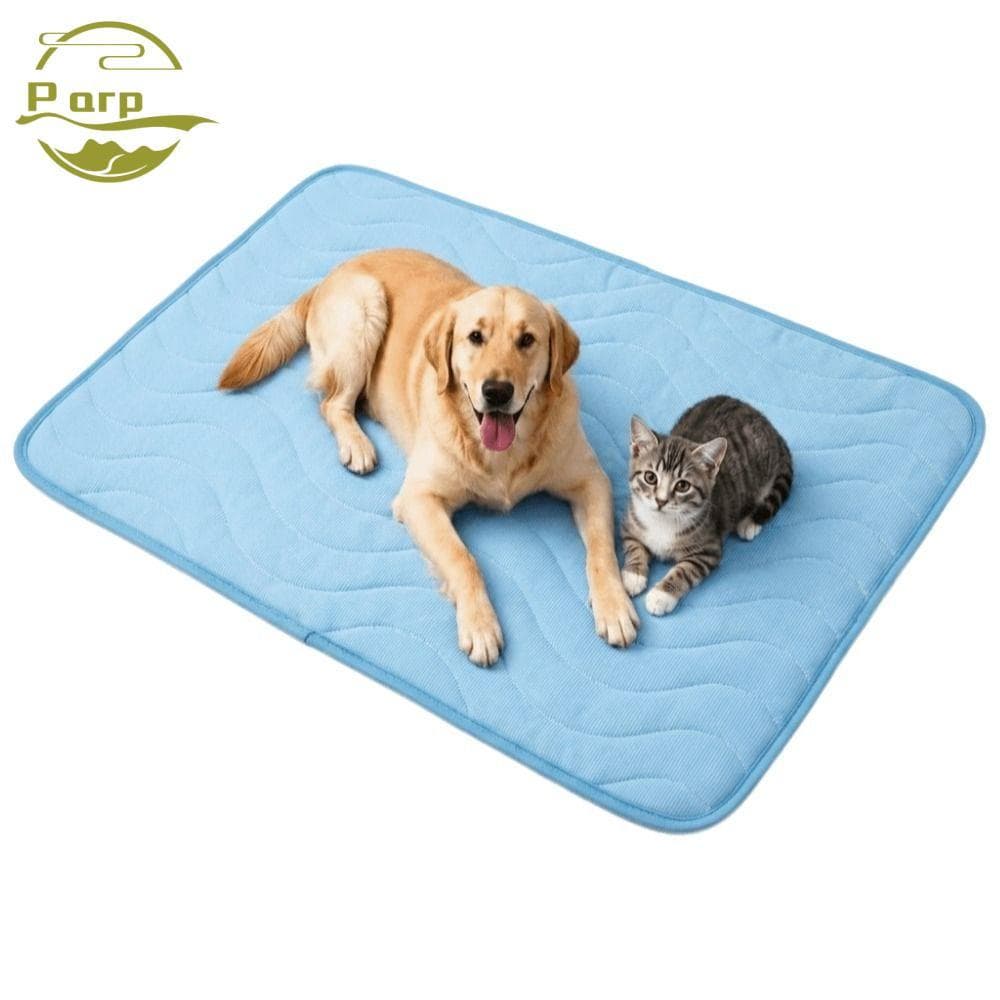 PARPERTY1 Tapete De Resfriamento Para Animais De Estimação , Ecológico Cães E Gatos De Seda Gelada , Almofada Lavável Re