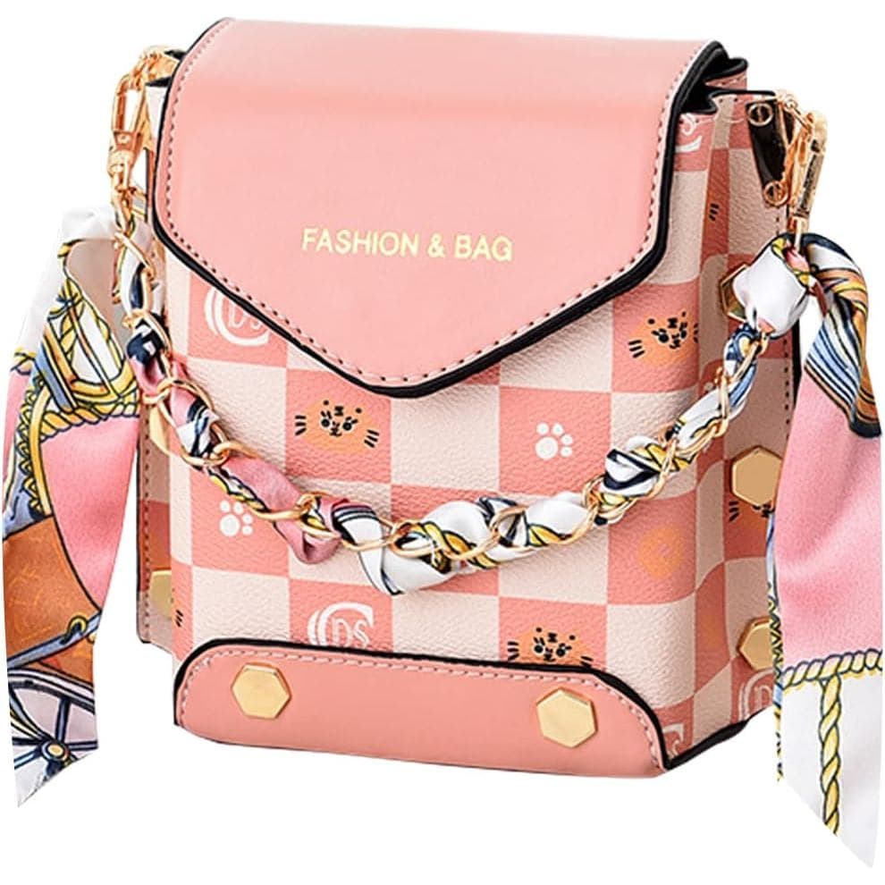 Bolsas Transversais e de Ombro para Meninas com Bolsos Espaçosos, Mini Bolsa para Celular, Carteira para Celular, Bolsas