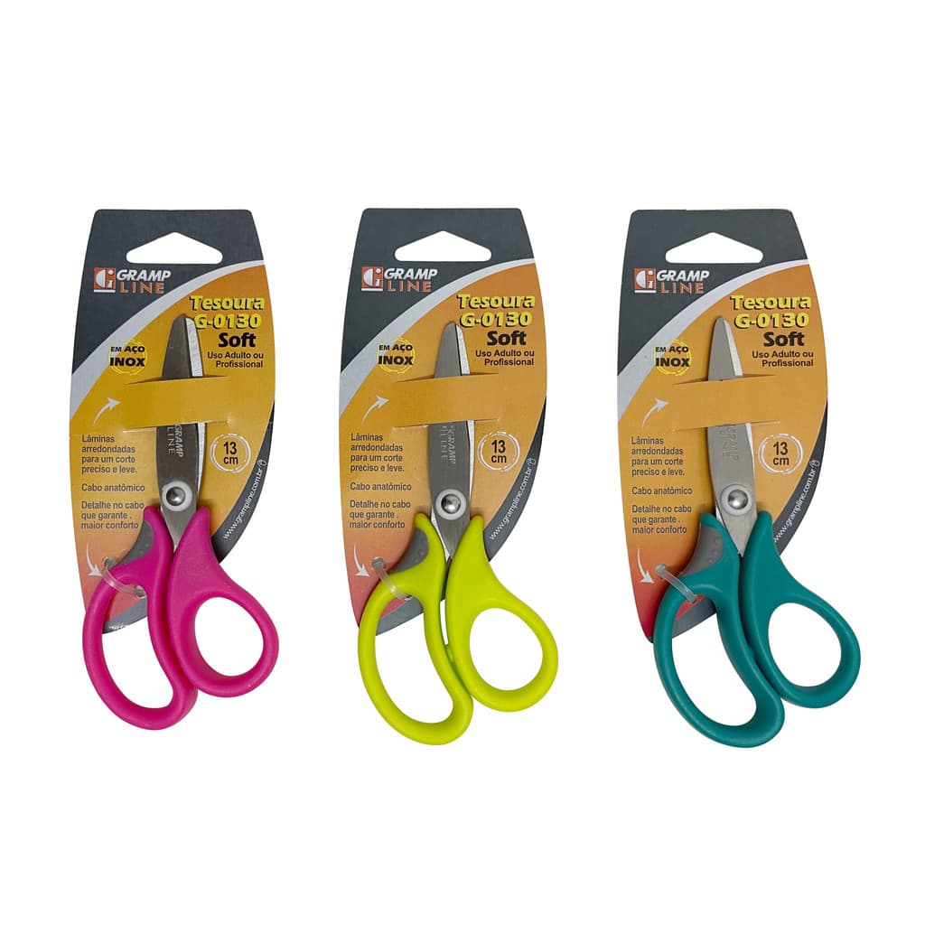 Tesoura G-0130 - Lâmina Em Curva