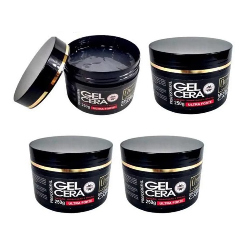 Gel Cera Capilar Baby Hair Ouribel 250g Cx 4 Unidades