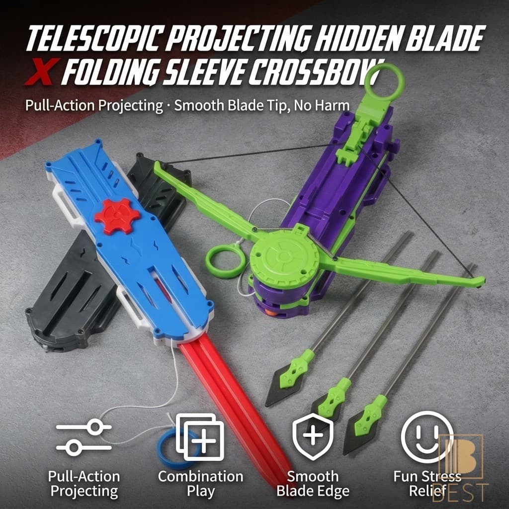 Brinquedo Telescópico Ejetável Com Pulseira Estilo Oculto Para Meninos