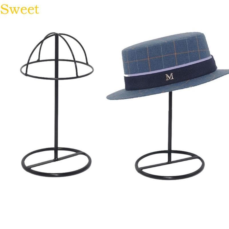 Suporte Chapéu Metal Exibição Mesa Para Vitrine Chique Rack Elegante