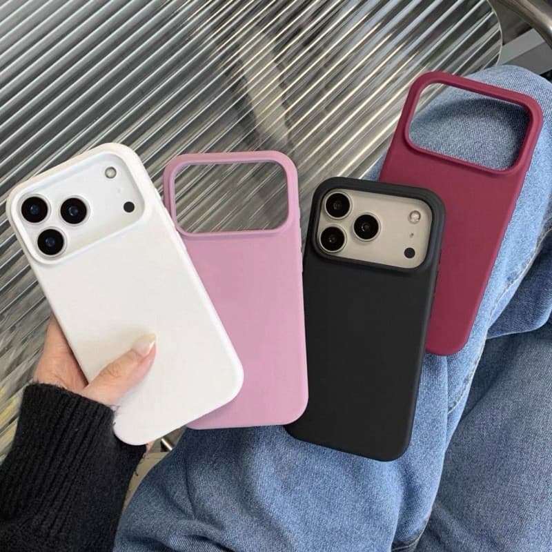 Baratie-Capinha Case Silicone Aveludada Para iPhone 17/17Pro/17Promax Premium