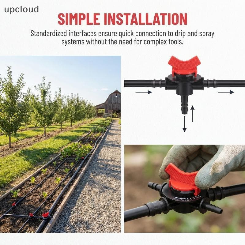Novo Sistema Automático De Irrigação Por Gotejamento Para Árvores Frutíferas Com Válvula Injetora Suporta Jardins Grande