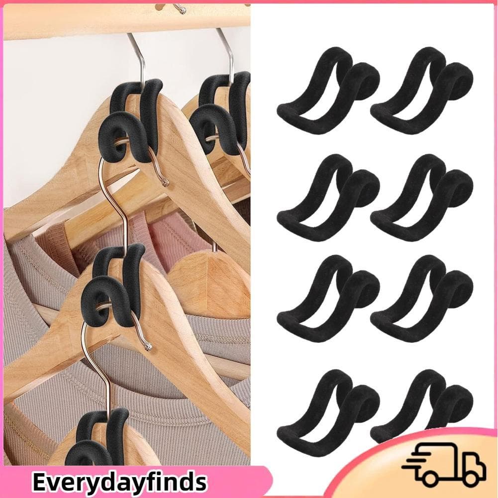Everydayfinds-br Everydayfinds-br ZJchao Cabide Conector Ganchos 40 peças à prova de deslizamento, economizador de