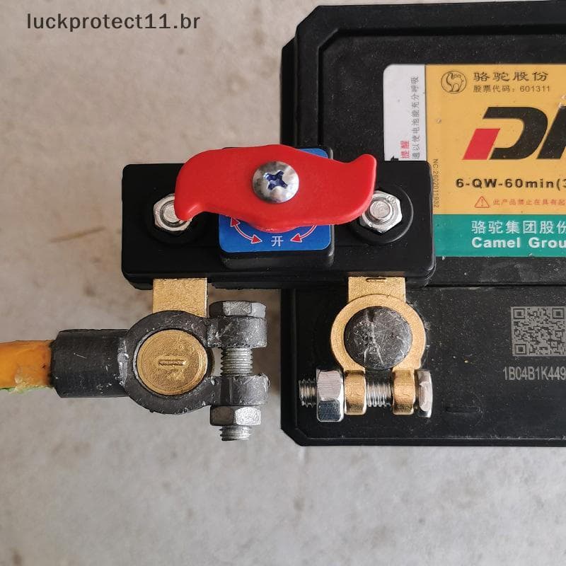 Interruptor de Desconexão Manual para Bateria de Carro LTBR, Anti-Desligamento, Protetor Universal Contra Vazamentos 12P