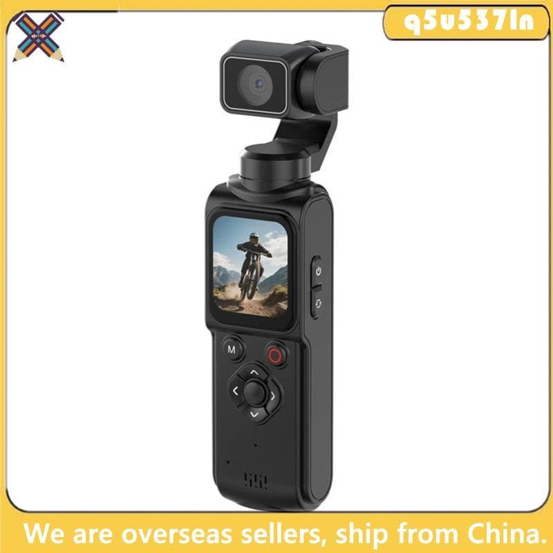 Câmera Gimbal De Bolso Vlog 4K WiFi Habilitado , Zoom 18x , Estabilizador Portátil De Rastreamento Facial Para Transmiss