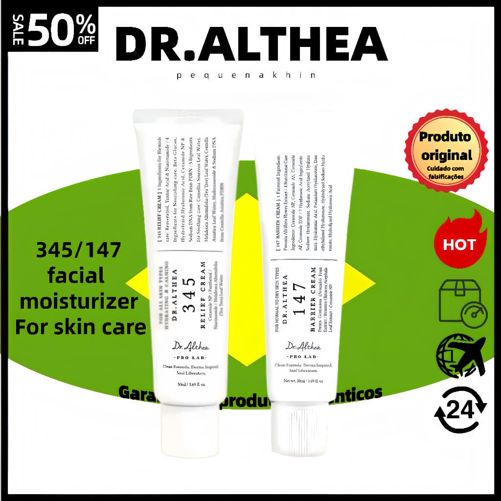 Dr.althea345 Creme Alívio/147 Barreira Reparador 50ml/Antioxidante Hidratante Calmante