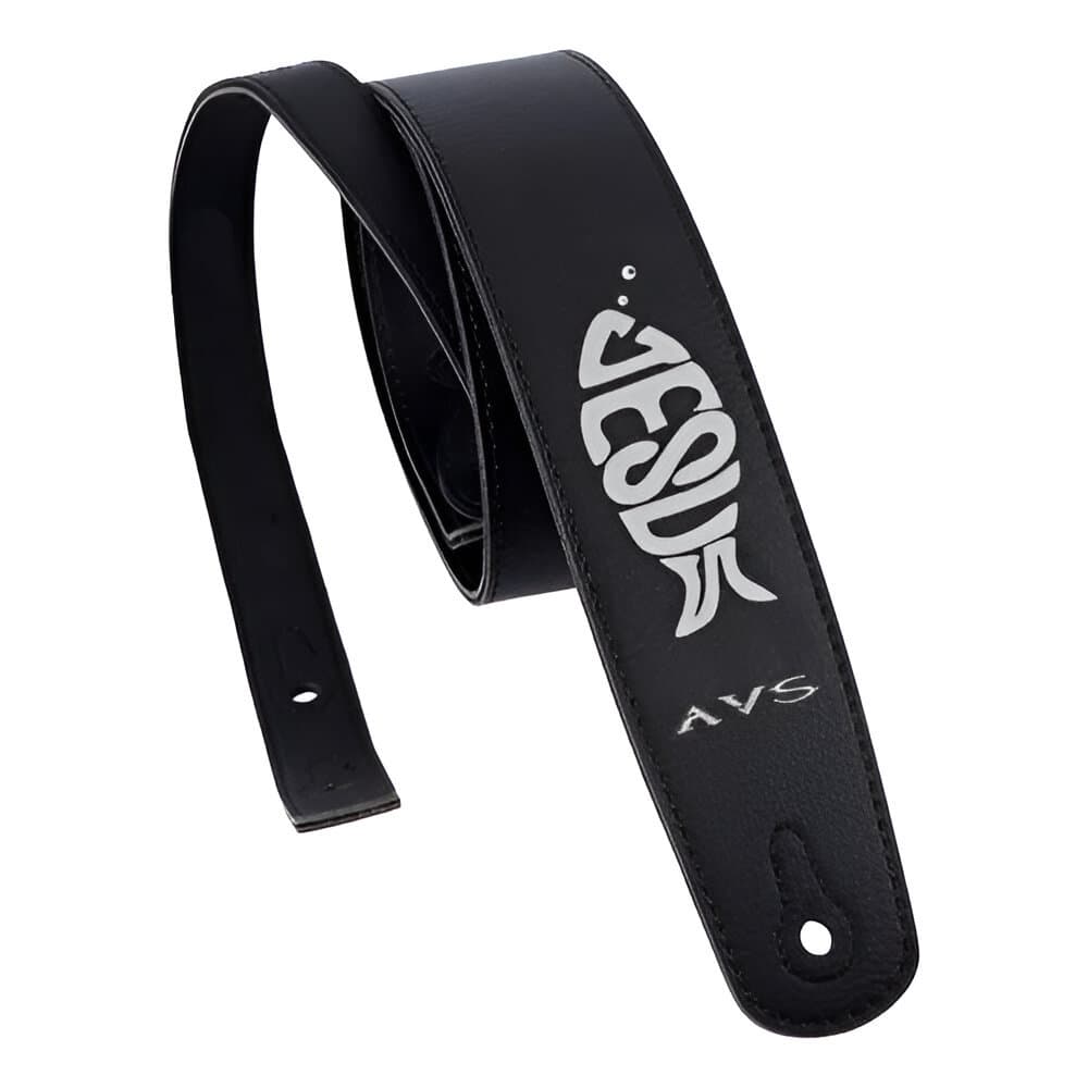 Correia Alça Ajustável para Violão e Guitarra Personalizada com Estampa Religiosa Cristã Gospel Exclusiva Reforçada