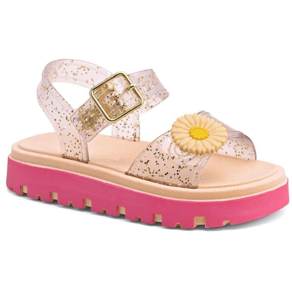 Sandália Papete Infantil Bebe  Flor Confortável Lançamento Fashion Papete Confortável OUTLETPOWER