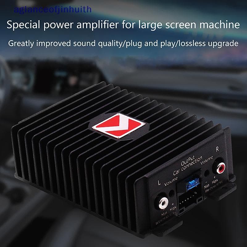 [aglanceofjinhui] Amplificador DSP Para Carro Hi-Fi Booster Processadores De Som Digital De Áudio Alto-Falante De Subwoo