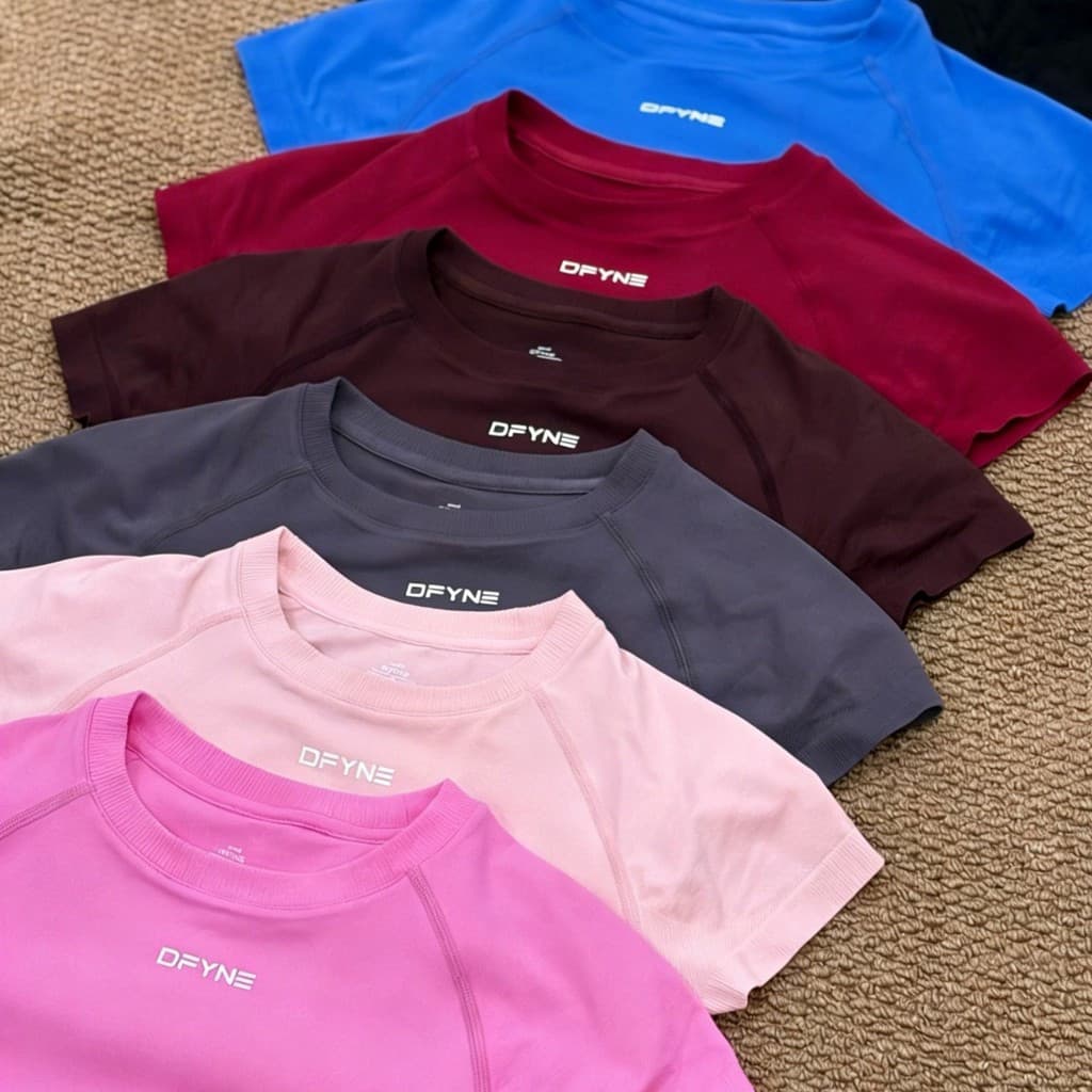 Padrão completo Original saco Yoga manga curta topo exercício de Fitness estiramento respirável apertado camiseta de mal