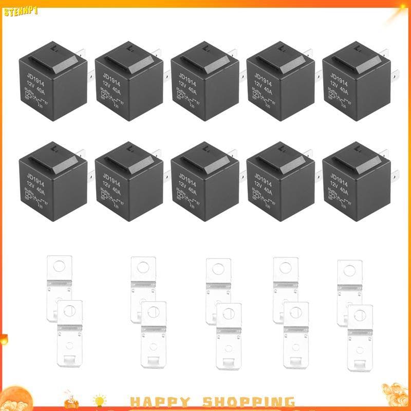 Interruptor De Relé De 5 Pinos 12V (SPDT) (30/40 Amp) Automotivo De 12 Volts Para Ventiladores Automotivos