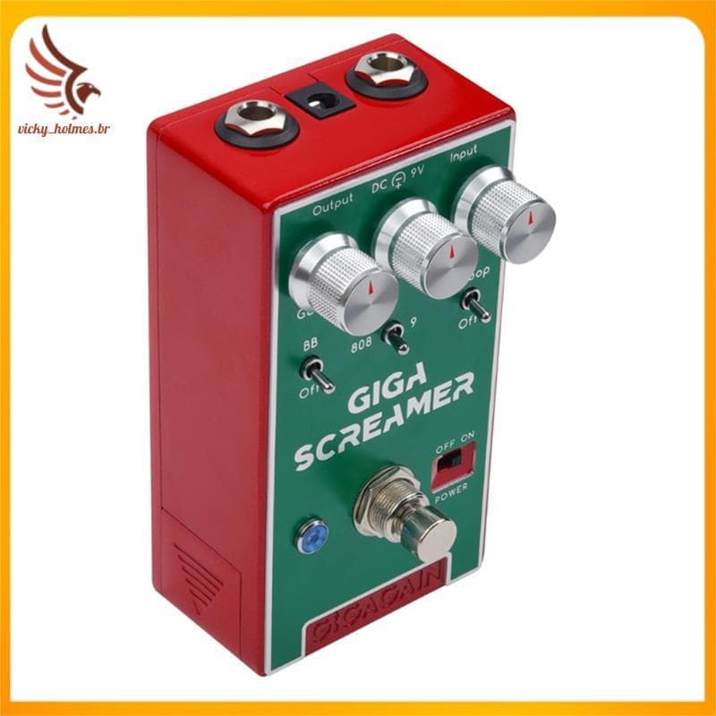 [vicky_holmes.br] Overdrive Effects Scteamer A078GIGAIN Pedal Amp Efeitos De Guitarra De Alta Qualidade