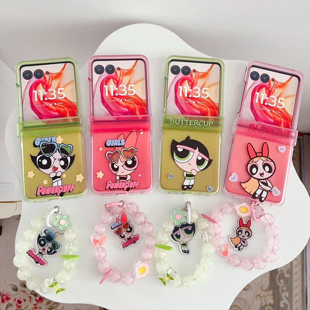 Capas para Motorola Moto Razr 70 60 50 Ultra, Capa de Telefone com Padrão de Pintura em Estilo Cartoon, Capa Traseira Ul