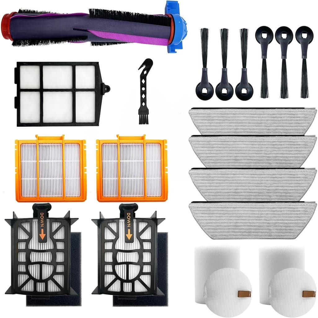 19 Peças de Reposição para Aspirador Robô Shark Power Detect Pro AV2800ZE AV2820AE AV2820ZE RV2820AE RV2820ZE RV2820YE A