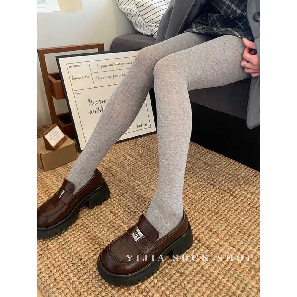 Cânhamo cinza meias femininas primavera Leggings finas meia-calça coreia miu desossado meia-calça influenciador mais mag