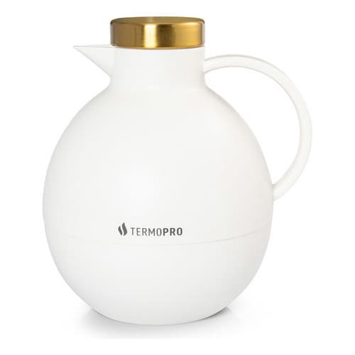 Garrafa Térmica Café Chá Italy 1 Litro Branca Termopro