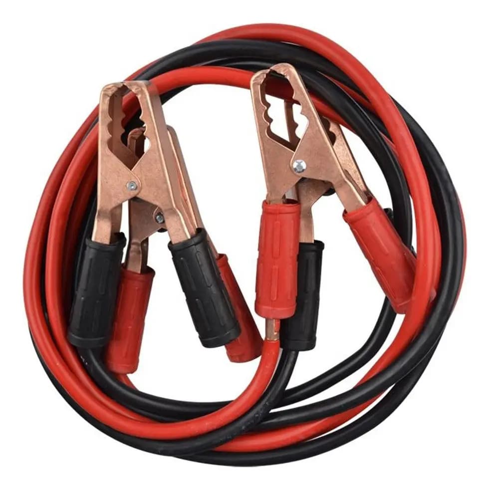 Kit 2 Cabos Recarregar Bateria Automotiva 300 Amp Chupeta