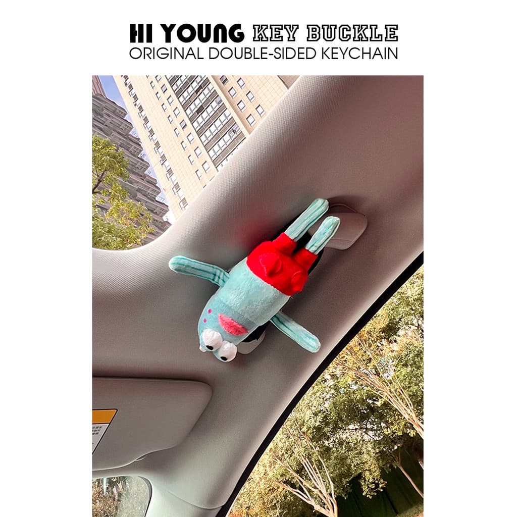 {Biqibao Cool Fish} HiYOUNG Original Maçaneta da porta do carro Capa protetora para proteção do apoio de braço do telhad