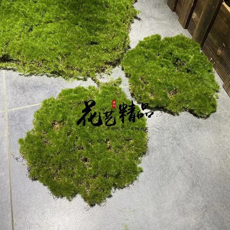 Flores artificiais vendas diretas musgo pele musgo bloco musgo reunindo ornamentos decoração macia paisagismo relvado gr