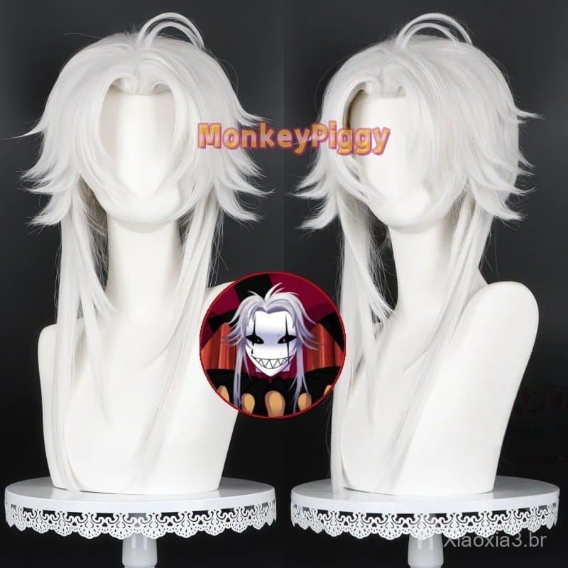 Em Estoque Peruca de Cosplay PIERROT THE FREAK CIRCUS Resistente ao Calor Sintética IJ2A