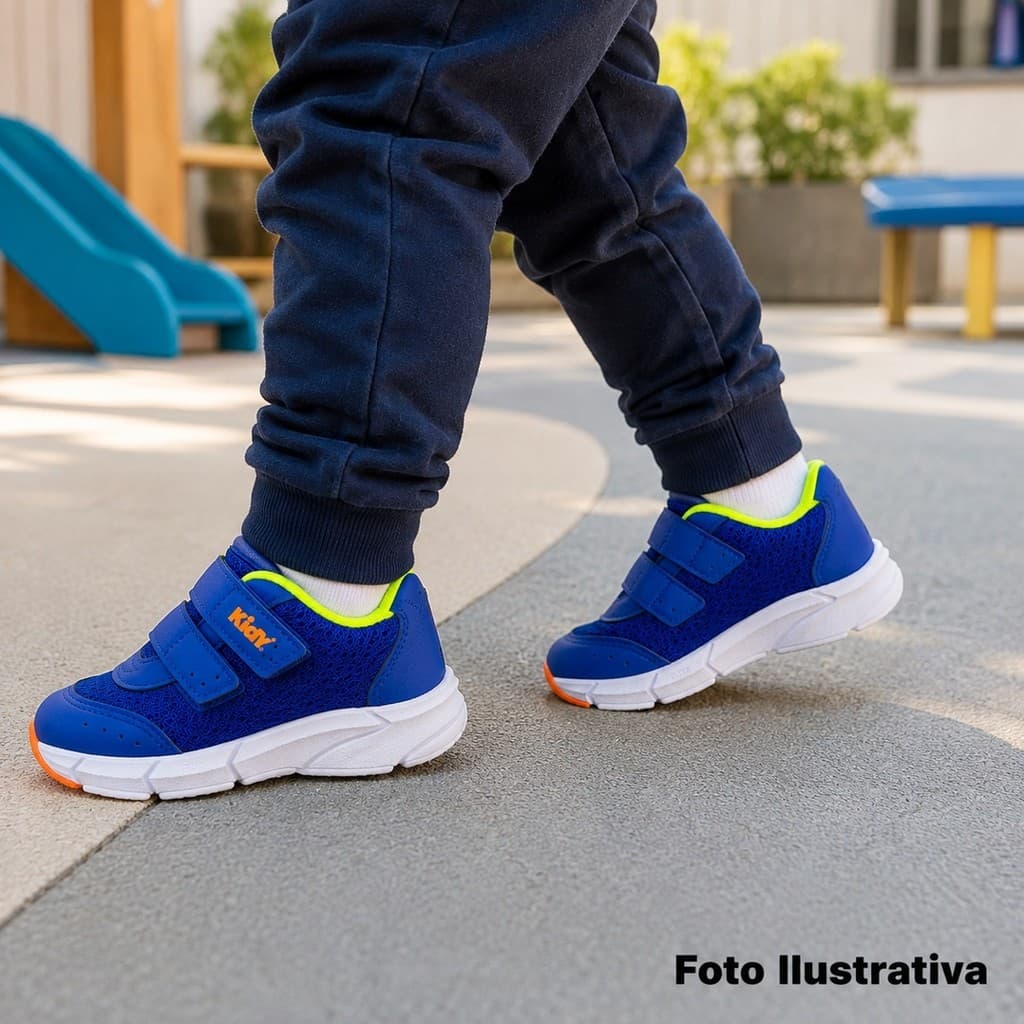 Tênis Infantil Masculino Kidy Energy Respirável 041-0198