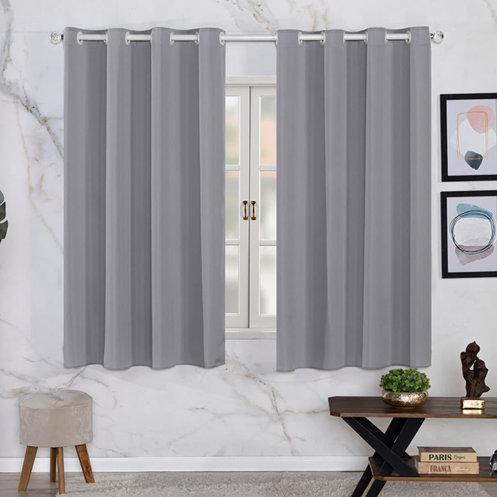 Cortina Oxford para Sala / Quarto 2,00 X 1,70 para varão de 1,80mts