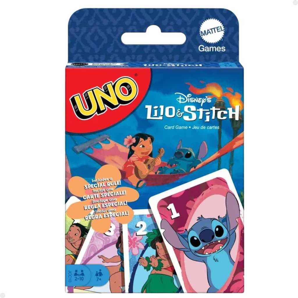 UNO Disney Lilo & Stitch Mattel JCC10 com 112 Cartas