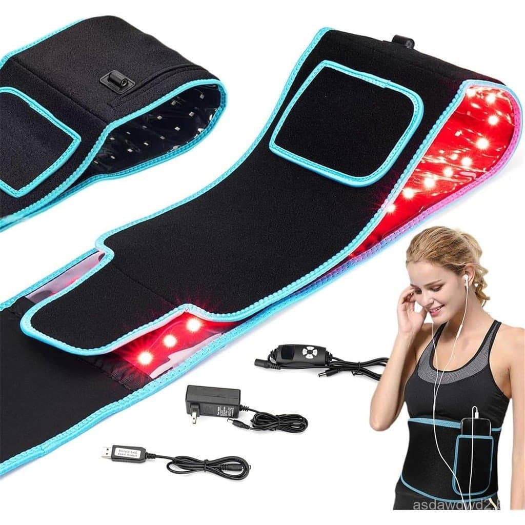 Slim Gleam Love - Cinto de Terapia de Luz Infravermelha Slim Gleam, Dispositivo Ajustável Sem Fio.