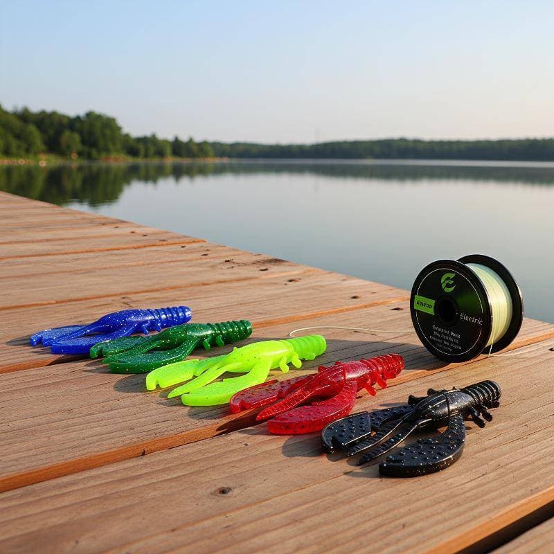 Isca Macia De Camarão Artificial De Silicone , 5 Peças , Realista De Lagosta Para Entusiastas De Pesca Em Água Doce