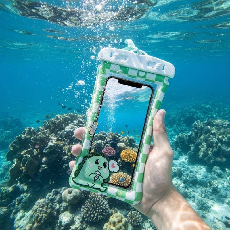 Piqning Bolsa De Telefone Transparente À Prova D'água , Protetora IPX8 Para Natação , Praia , Viagens , Serve Todos Os T