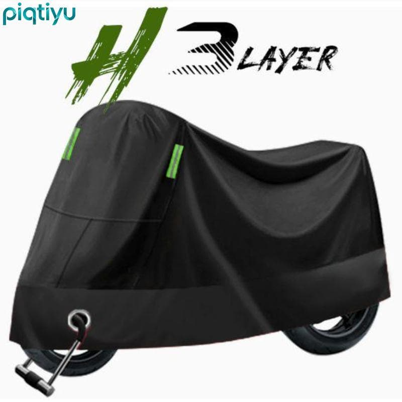 PIQTI 3 Camadas Capa De Motocicleta Poeira UV Proteção Externa Motor Selimut Moto Co