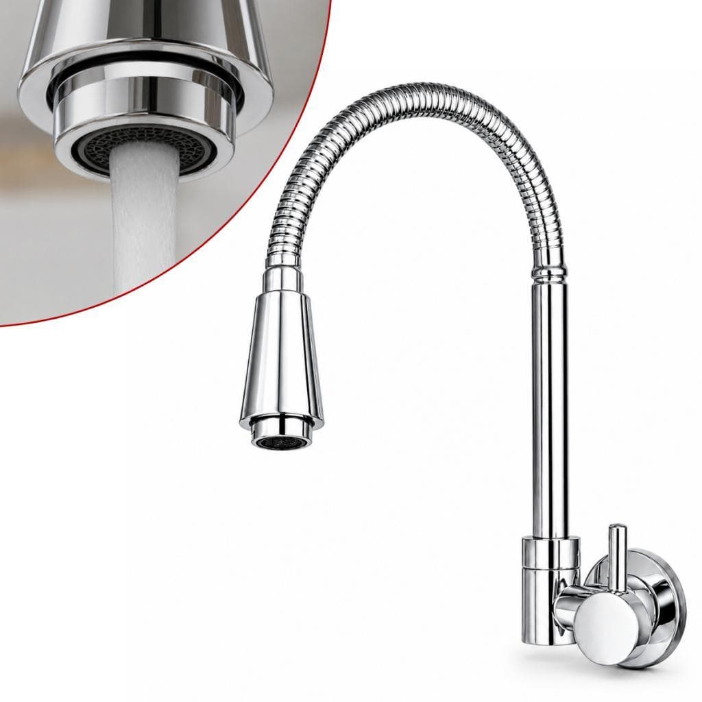 Torneira Gourmet Cromada Cozinha 100% Inox Luxo 1/4 de Volta