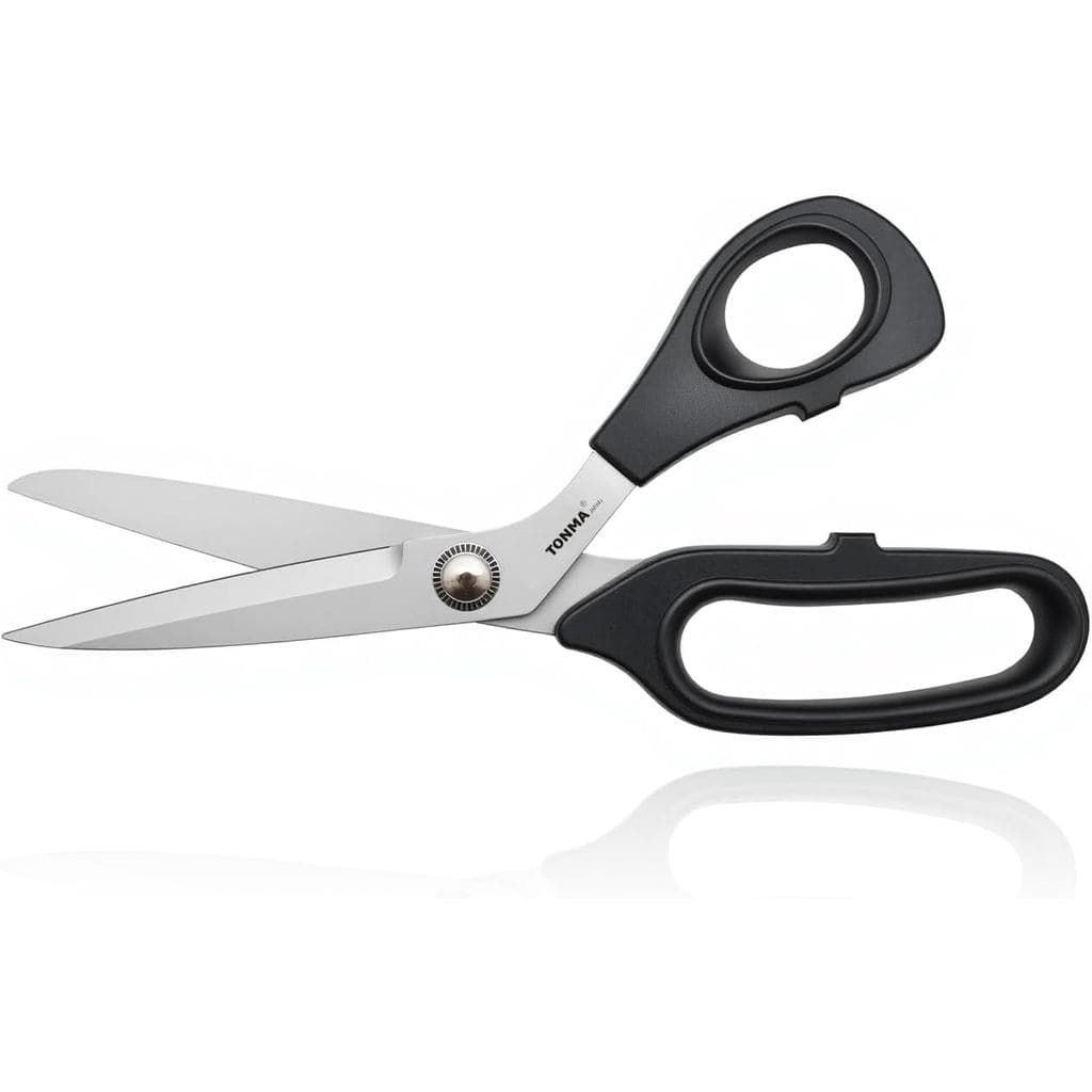 Tesoura para Tecido TONMA [Fabricada no Japão] Tesoura de Costura Leve em Aço Inoxidável Japonês SG2 para Tecido, Couro,