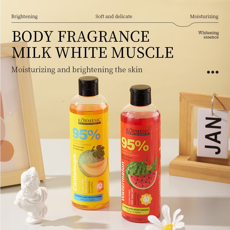 Pronto estoque KORMESIC Fruit Shower Gel Gel Fragrância Family Edition Q0810