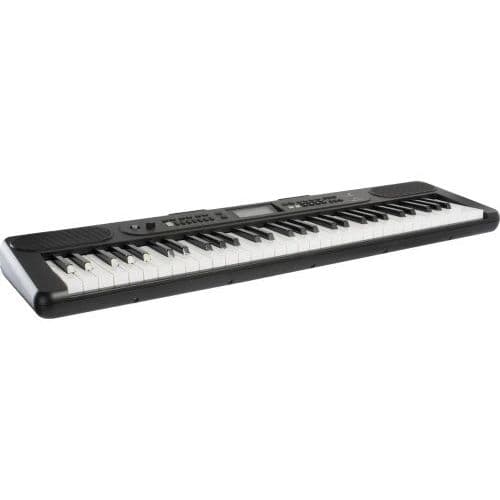 Teclado Musical Profissional ha500 Arranjador 61 Teclas Preto Iniciante Suporte Piano Sintetizador Sensíveis Timbres Est