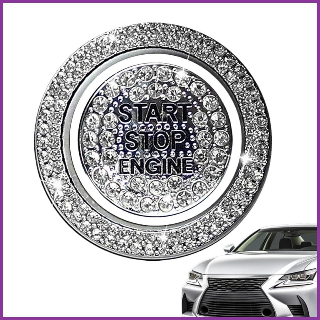 Capa Para Botão De Partida Do Motor , Adesivo De Precisão , Decoração De Strass , Mulheres E Homens lameintbr