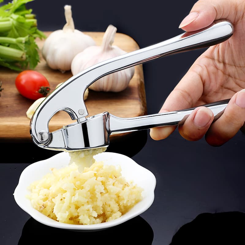 Prensa Manual espessada de alho, prensa de alho, ferramenta útil para cozinha doméstica, descascar espremer alho,