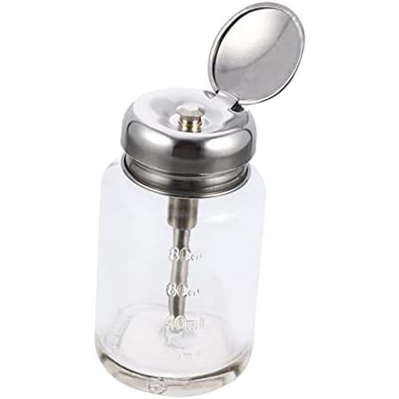 Frasco De Bomba De Vidro Ipetboom 11a Para Removedor De Esmalte , Distribuição De Álcool E Líquidos , Fácil Limpeza , Bo
