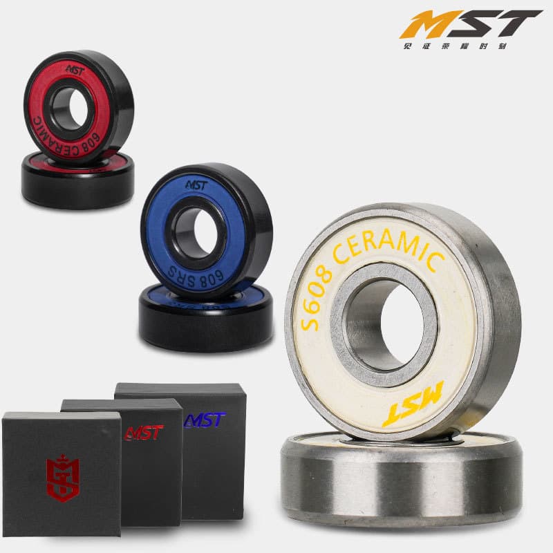 Patins de peixe congelados Migao MST Cerâmica Rolamento de cerâmica preta Patins Patins Flat Flower Skate Competição Rol