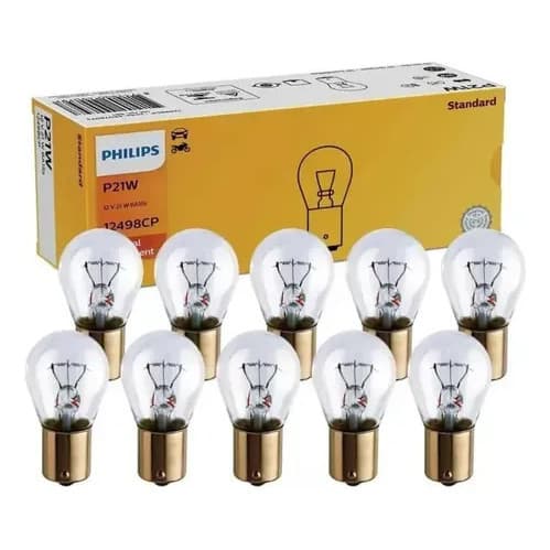 Lampada Comum 1 P. 12v P21w Ph 12498 (1141) Caixa C/ 10