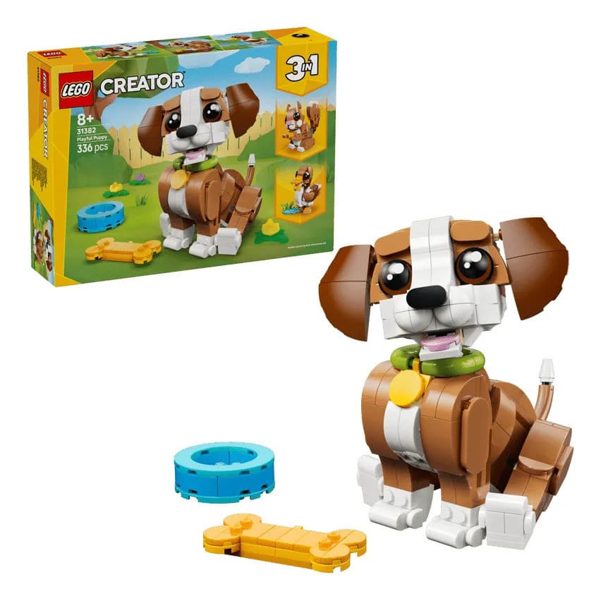 Lego Creator 3 Em 1 Cachorrinho Brincalhão 31382 - 336 Peças