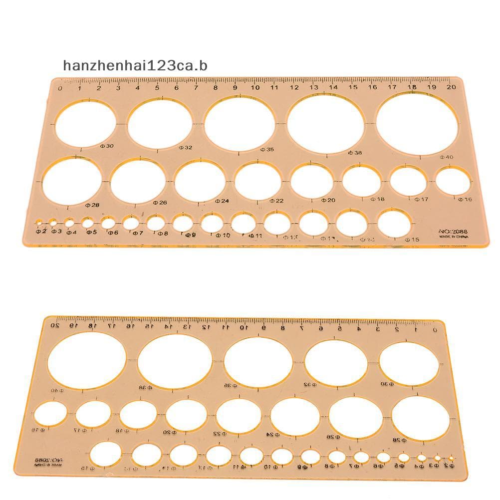 HAN 1X Kit De Ferramentas De Modelo De Régua De Quilling Tamanho Círculo Papel Origami Acolchoado Criar DIY N