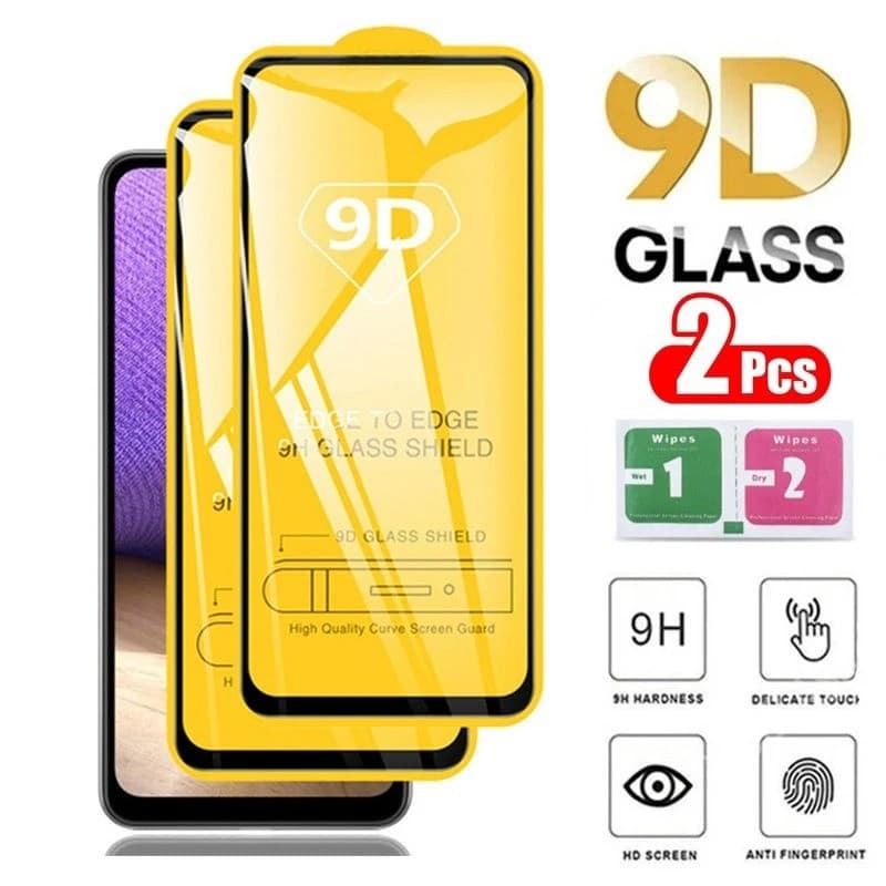 1-2 Pcs 9D Cobertura Completa Vidro Temperado Para Tecno Camon 50 40 30 20 Pova 8 7 Ultra 6 Neo 5 4 3 2 Pro Protetor De
