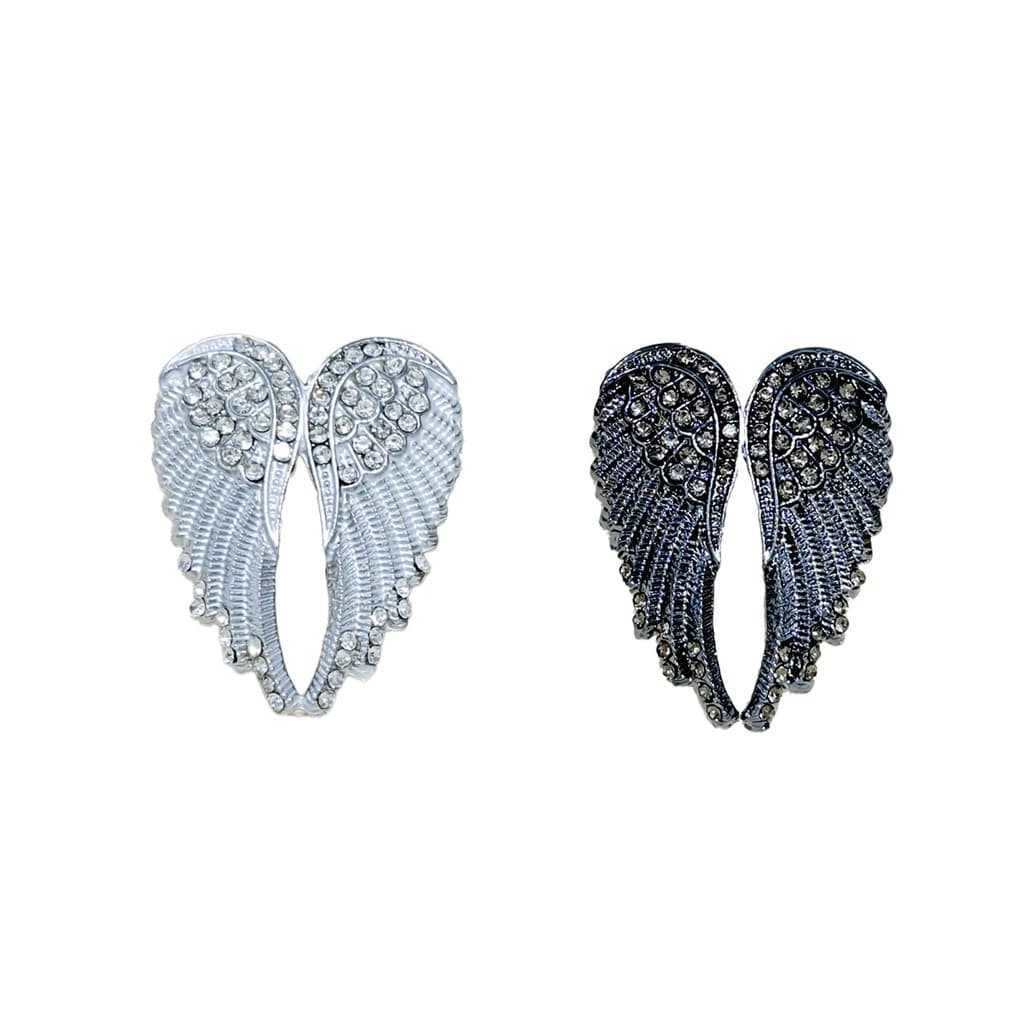 Broche Pin Diamante-cravejado Estilo Escuro Asa Forma Único Terno Masculino Broche Acessórios