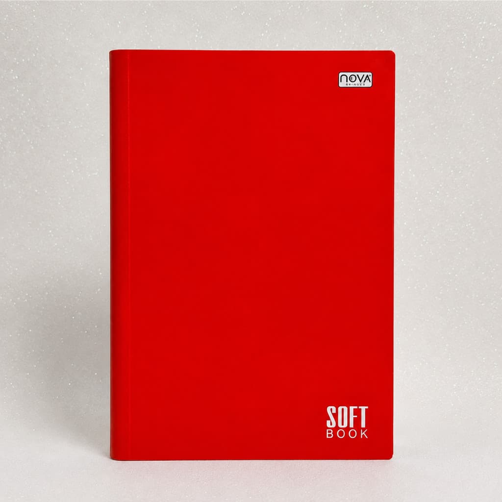 Kit 2 Cadernos Brochura 1 Matéria Escolar Capa Dura Colorido Caderno Universitário Grande Soft Bel