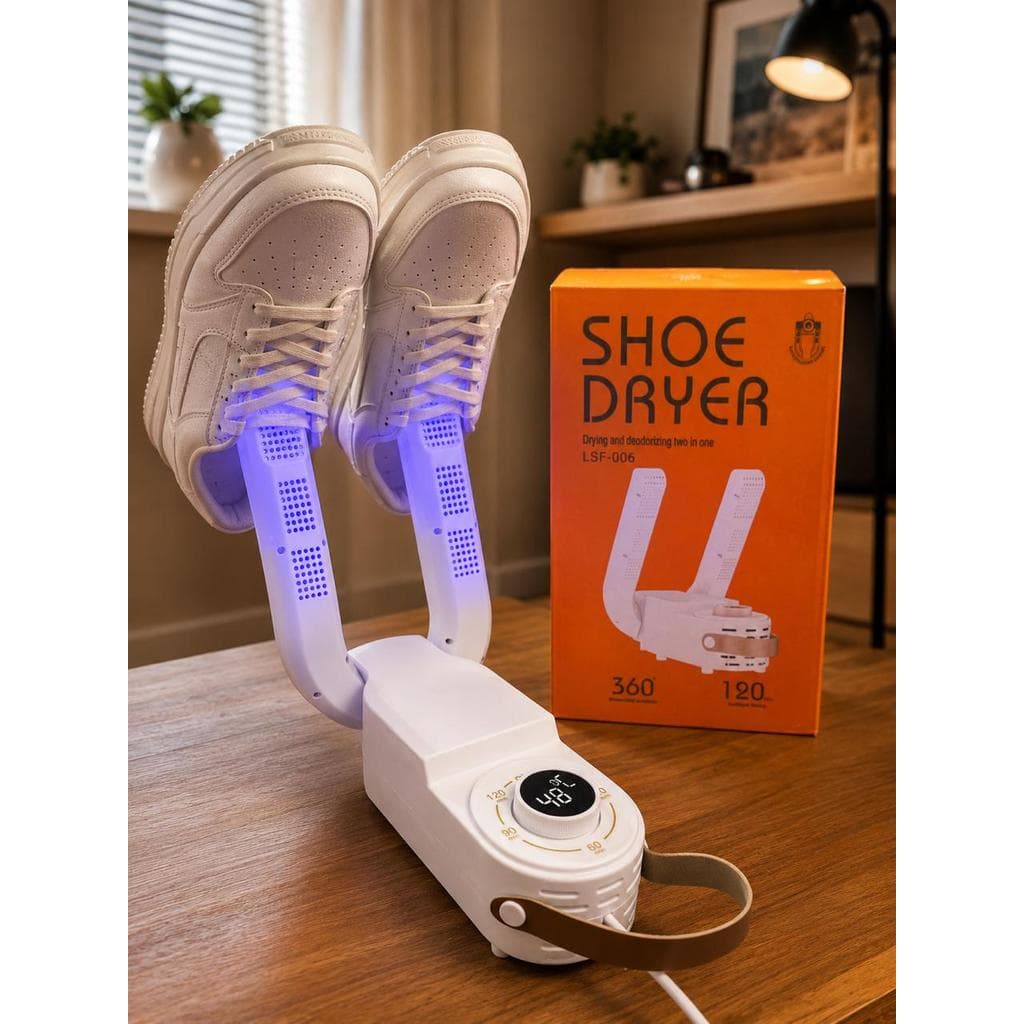 Secador de Tênis e Sapatos Elétrico Com Luz U V Antibactericida 150W Portátil 110volts