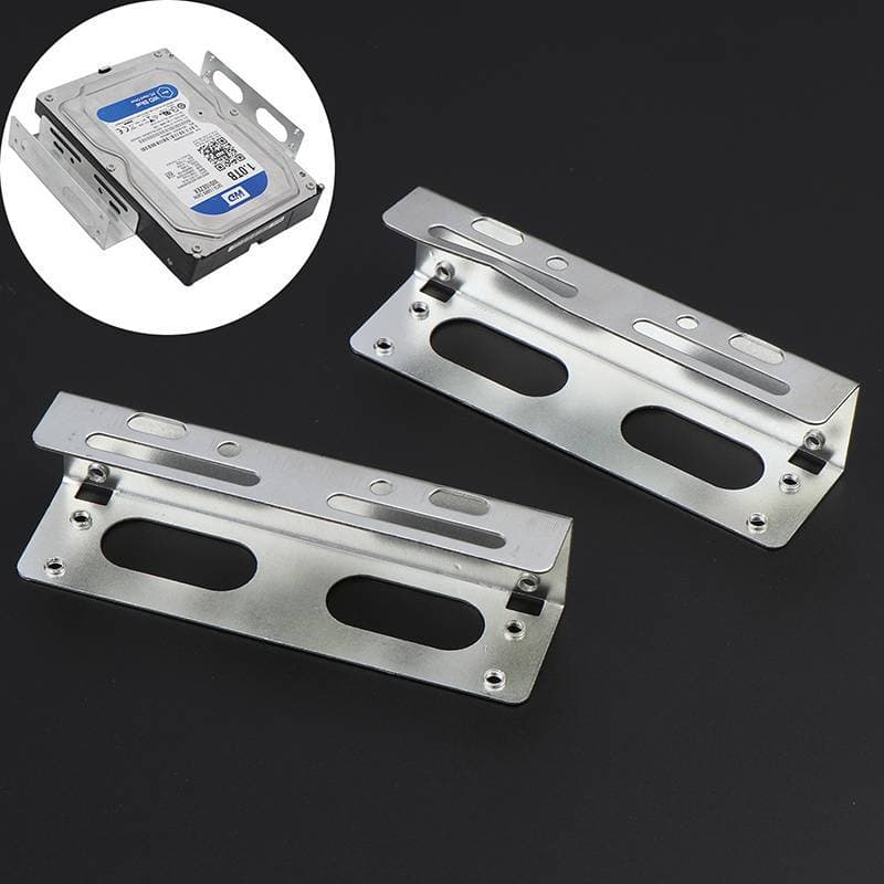 FUUP 2 Peças 3.5 A 5.25 Suporte De Expansão De Unidade Óptica Disco Rígido Ra Braet Caddy Bay Para SSD M . 2 HDD Desktop